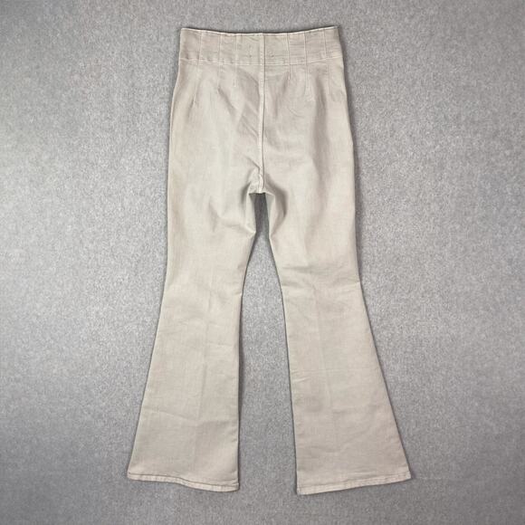 Free People We The Free Womens 31 Grey Jayde Flare Jeans - Picture 6 of 10